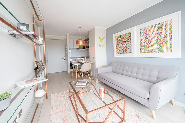 Arriendo de departamento en San Miguel 1 dormitorio y 1 baño en Parque Toledo