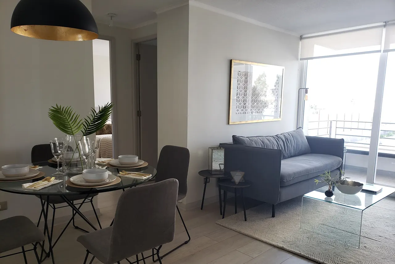 Arriendo de departamento en San Miguel 2 dormitorios y 1 baño en Parque Toledo
