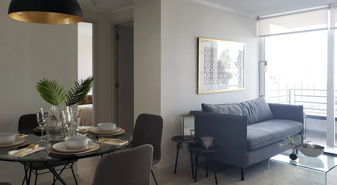 Arriendo de departamento en San Miguel 2 dormitorios y 1 baño en Parque Toledo