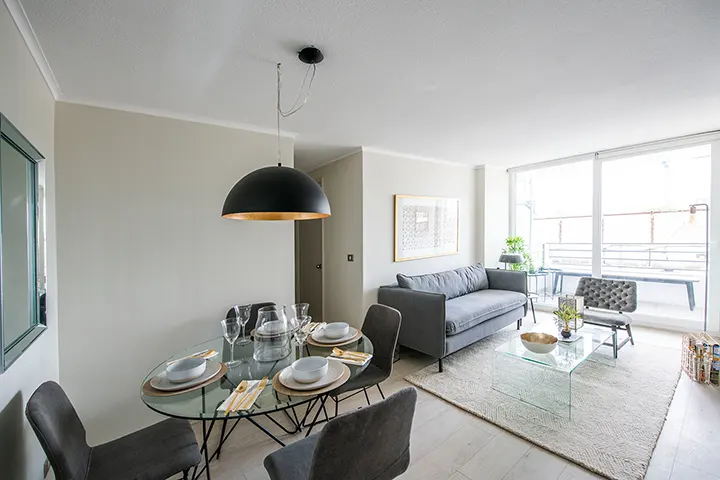 Arriendo de departamento en San Miguel 2 dormitorios y 2 baños en Parque Toledo