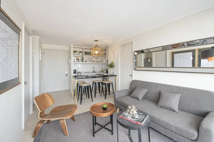 Arriendo de departamento en San Miguel 2 dormitorios y 2 baños en Parque Toledo