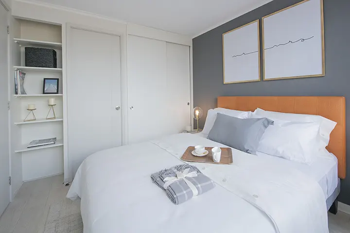 Arriendo departamento San Miguel 2 dormitorios + 2 baños C con estacionamiento en Parque Toledo