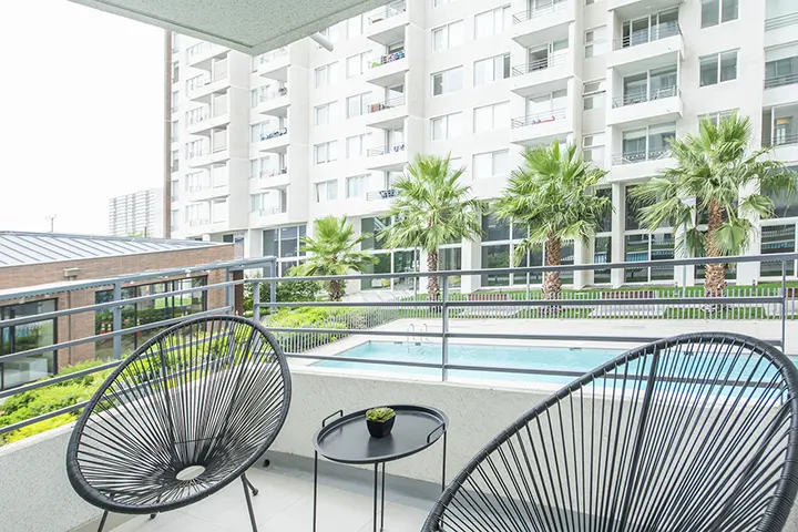 Arriendo de departamento en San Miguel 2 dormitorios 2 baños tipo D en Parque Toledo