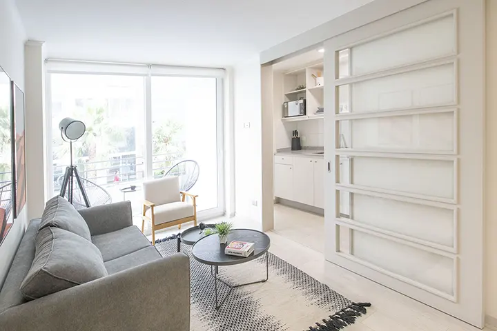 Arriendo de departamento en San Miguel 2 dormitorios 2 baños tipo D en Parque Toledo